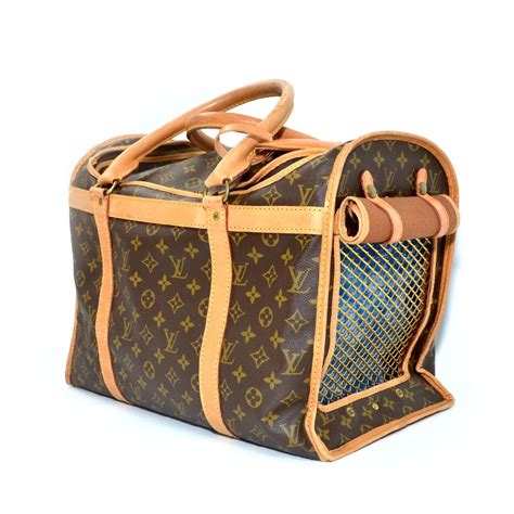 fake louis vuitton dog purse|faux louis vuitton dog carriers.